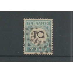 Netherlands  P7D-I with numeral dot cancel 115 VFU/used  CV 12 €