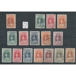 Dutch East Indies 160-166 A-D tandingen Jubilee 1923 VFU/used  CV 380 €