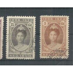 Ned. Indie 160-166 A-D tandingen Jubileum 1923 VFU/gebr  CV 380 €