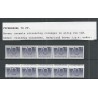 Netherlands 1117a STRIP of 5 "SHIFTED GESNEDEN" MNH  CV ??? €