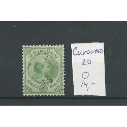 CURAÇAO 20 Wilhelmina 12,5ct   VFU/used  CV 14 €