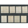 Netherlands R33-56 Four-sided Syncopated perforation in blocks of 4 VFU/used CV 1226 €  EXTREMELY FINE !!