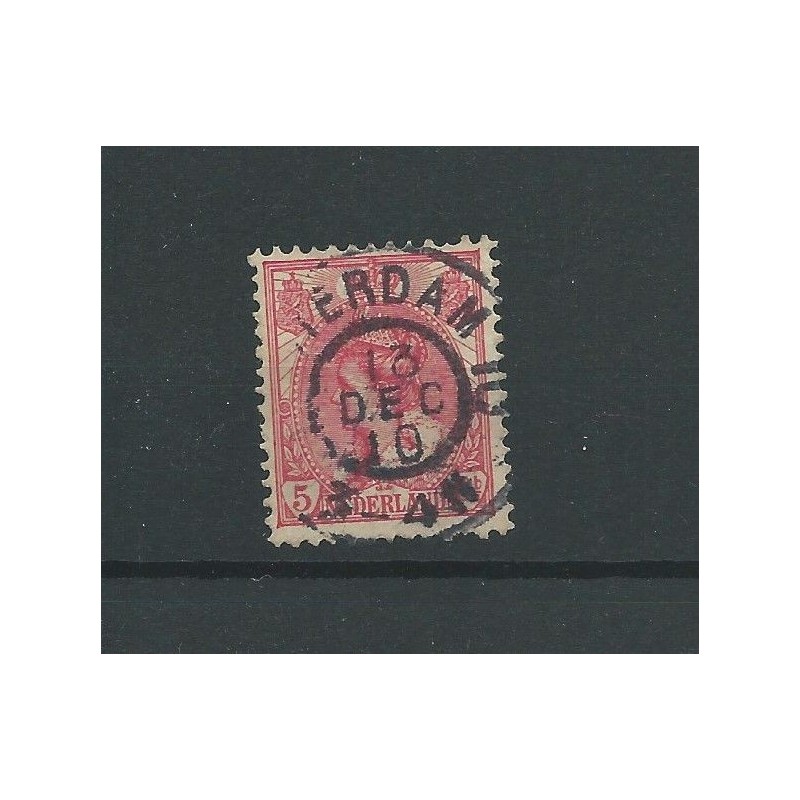 Nederland 60 met "AMSTERDAM-10 1910" grootrond   VFU/gebr CV 20 €