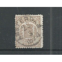 Netherlands 13 with "AMSTERDAM 1874" rondstempel VFU/used CV 25++ €