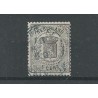 Nederland 14 met "UTRECHT 1869" franco-takje in blauw VFU/gebr CV 100++ €