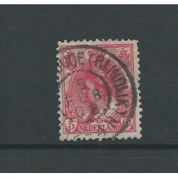 Netherlands 60 with "HAZERSWOUDE (RIJNDIJK) 1908" large round cancel   VFU/used CV 15 €