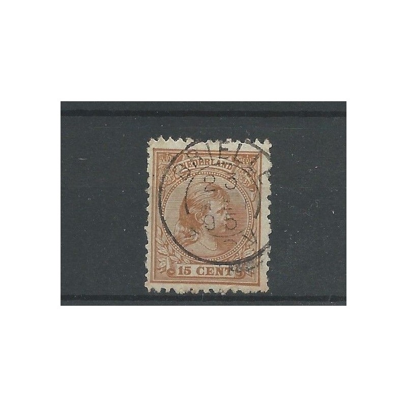 Netherlands 39 with "BRIELLE 1895" small round cancel VFU/used CV  10+ €