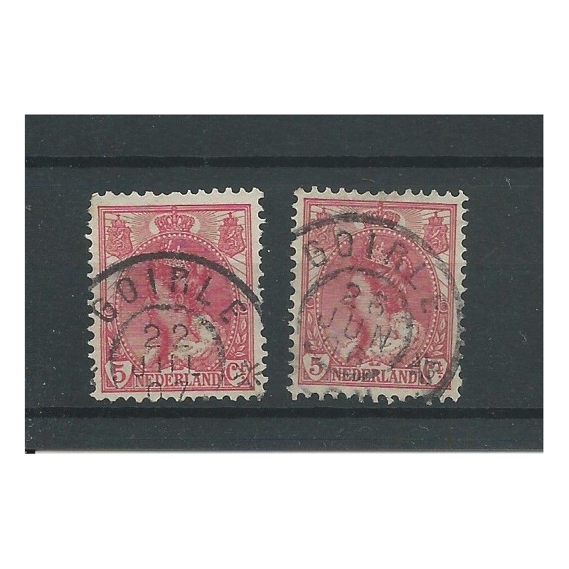 Nederland 60 met "GOIRLE 1906" grootrond   VFU/gebr CV 4 €