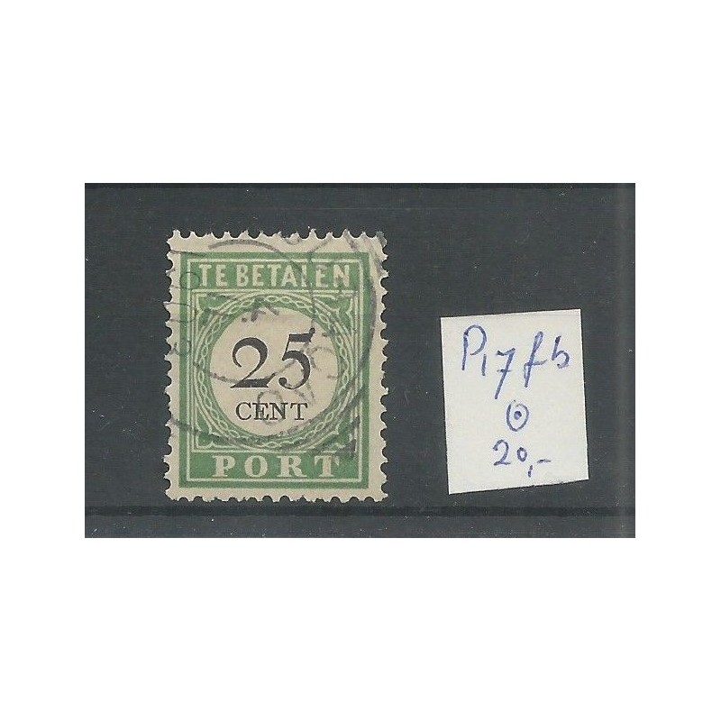 Curaçao  P17fb   Postage due  VFU/used CV  20 €