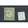 Curaçao  P11f "Lange breukstreep"  Postage due  VFU/used CV  2,5 €