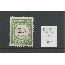 Curaçao  P11ff "Lange breukstreep" Postage due  VFU/used CV 40 €