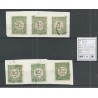 Curaçao  6 LEUKE plaatfoutjes Postage due 1892  VFU/used CV ?? €