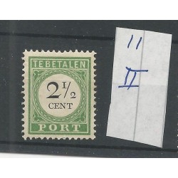 Curaçao  P11-II  Postage due 1892  MH/unused CV 25 €