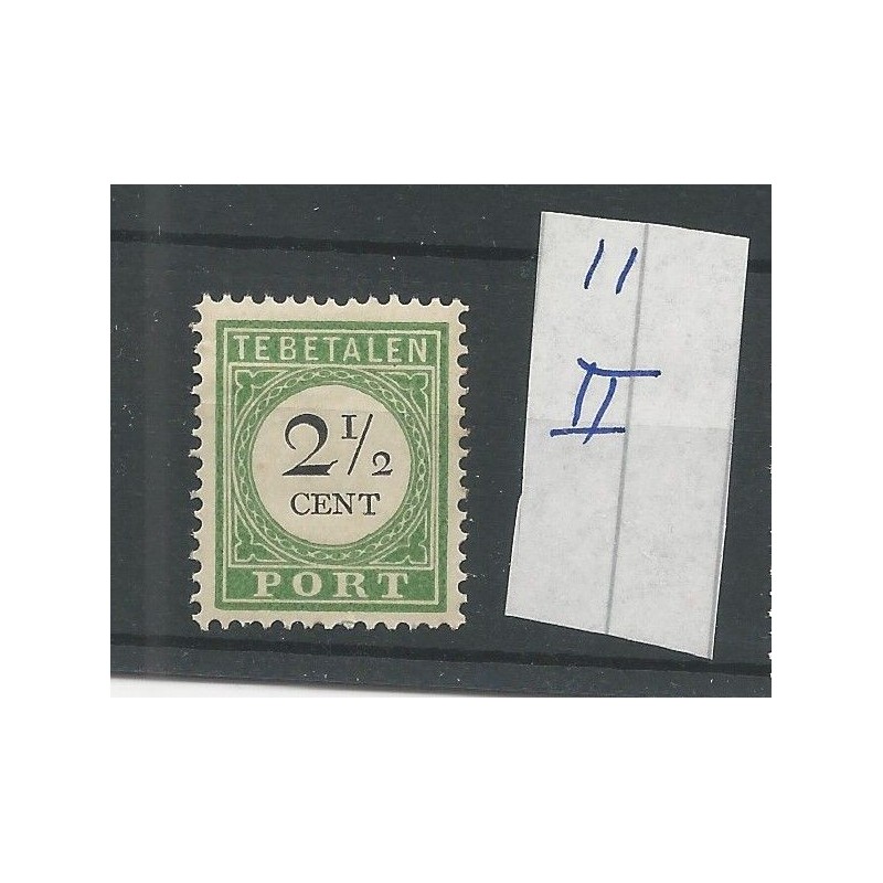 Curaçao  P11-II  Postage due 1892  MH/unused CV 25 €