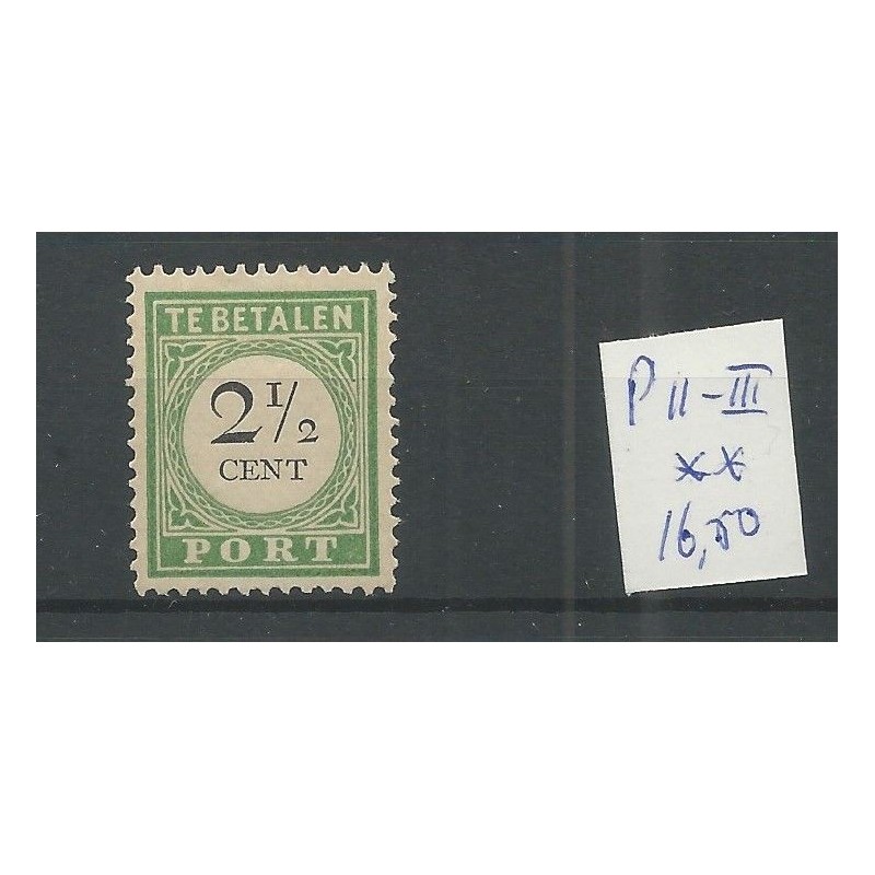 Curacao  P11-III  Port 1892  MNH/postfris CV 16,5++ €