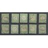 Curaçao  P21-30  Postage due 1915  VFU/used CV 23 €