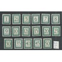 Nederland 14P1 met FDC-stempel 1-1-1869 VFU/gebr CV 320+ €