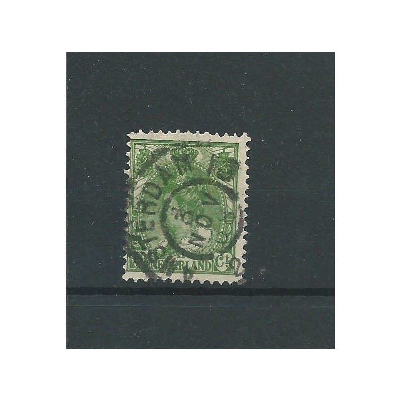 Nederland 68 met "AMSTERDAM-10 1908" grootrond   VFU/gebr CV 10 €