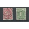 Suriname 18-19 Numeral with CANCELS  VFU/used CV 10+ €