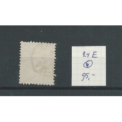 Netherlands 24E  Willem III 1872 SUPERB  VFU/used  CV 95 €