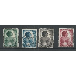 Suriname 179-182 Kinderzegels  VFU/gebr CV 12,8€