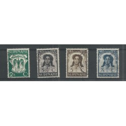Suriname 183-186 Emancipatiezegels  VFU/used CV  8 €