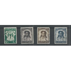 Suriname 183-186 Emancipatiezegels  VFU/gebr CV  8 €