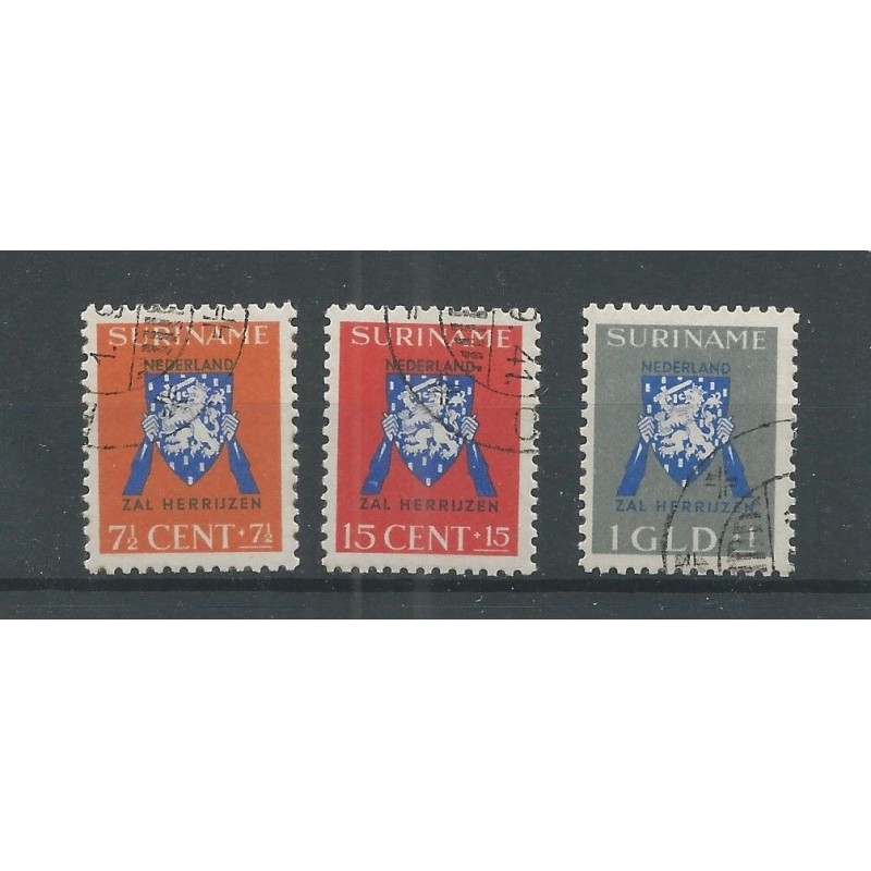 Suriname 197-199 Indische PTT  VFU/used CV  40 €