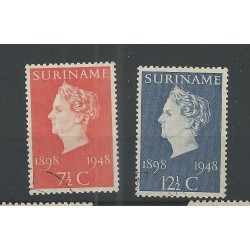 Suriname 275-276   VFU/gebr  CV 2 €