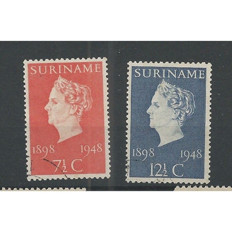 Suriname 275-276   VFU/used  CV 2 €