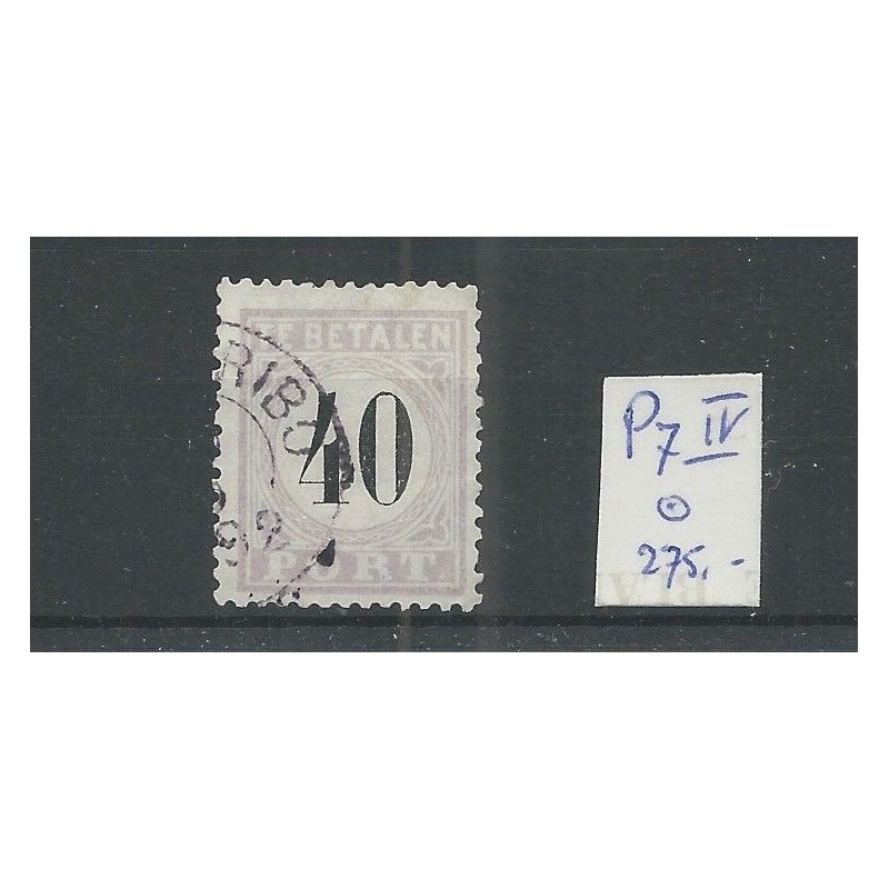 Suriname P7 Type IV  Port 1886  VFU/gebr  CV 275 €