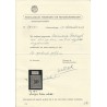 Suriname P15-III  with plate flaw Postage due 1911  MH/unused CV 120++ € with Certificate !