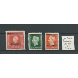 Dutch East Indies  359-361 Wilhelmina MNH  CV 340 €