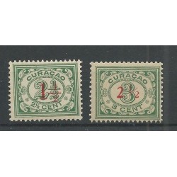 Curaçao  101-102 Provisional issue  MNH  CV 15 €