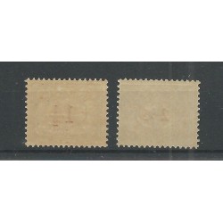 Curaçao  101-102 Provisional issue  MNH  CV 15 €