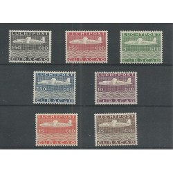 Curaçao  LP82-88 Airmail Vliegtuig MH/unused CV 525 €Extremely fine !!