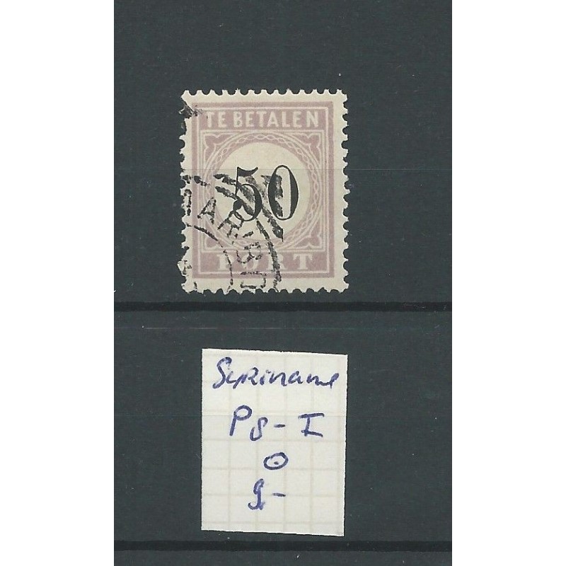Suriname P8 Type I   VFU/used  CV  9 €