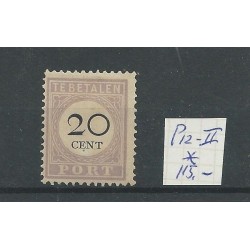 Suriname P12  Postage due Type II   MH/unused CV 115 €Extremely fine !!