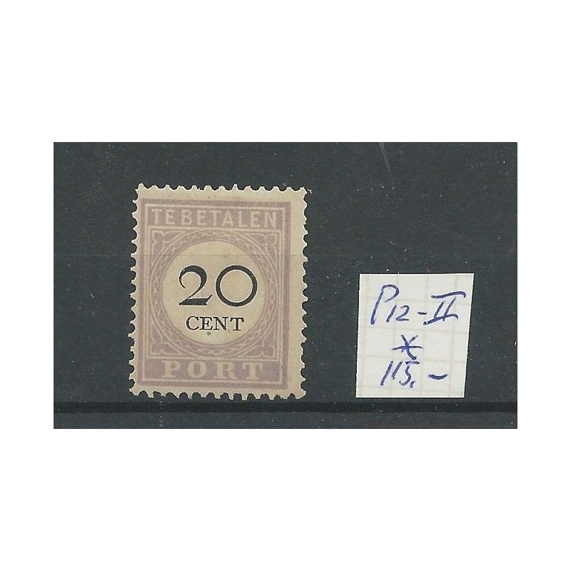 Suriname P12  Port Type II   MH/ongebr CV 115 €Pracht !!