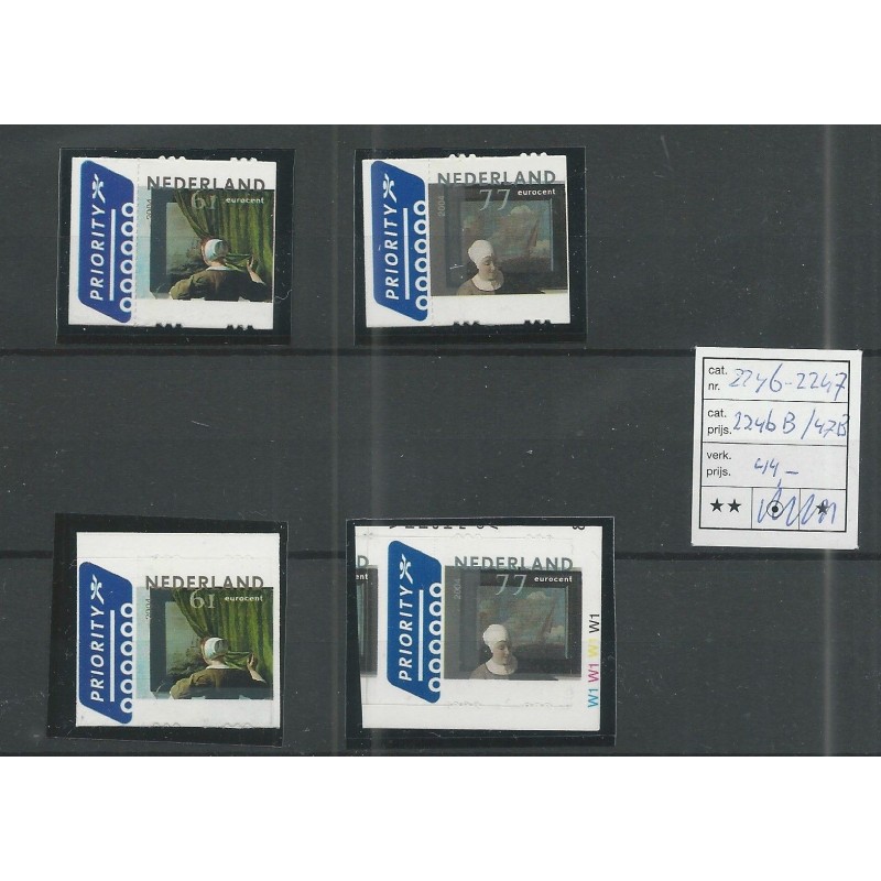 Netherlands 2246/2247, 2247b/2247b  Oude Kunst MNH CV 44 €