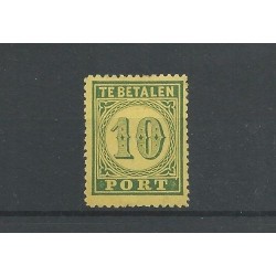 Dutch East Indies  P2 postage due 1874  MH/unused CV 300 €  EXTREMELY FINE  !!