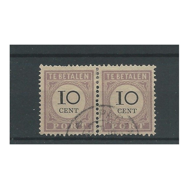 Suriname P11 Type I  pair  VFU/used  CV  56 €