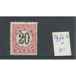 Dutch East Indies  P9fbD  Postage due VFU/used CV 30 €  EXTREMELY FINE  !!