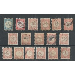 Dutch East Indies  P23-39 Postage due 1913  VFU/used CV 114 €  EXTREMELY FINE  !!