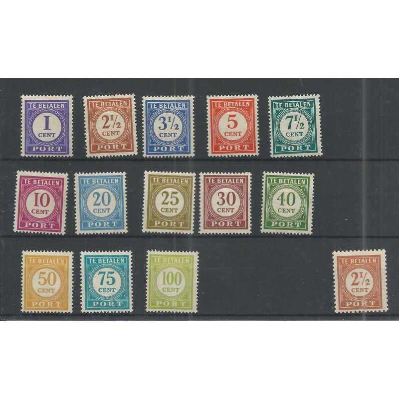 Ned. Indie  P53-66 Port  MH/ongebr CV 20 €  PRACHT  !!
