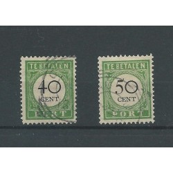 Curaçao P19 &  P20  Postage due  1892 VFU/used  CV 90 €