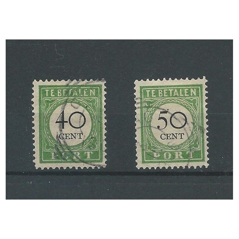 Curaçao P19 &  P20  Postage due  1892 VFU/used  CV 90 €