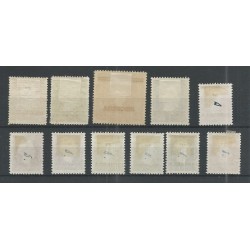 Dutch East Indies 351-361 Provisional issue MH/unused  CV 345 €  EXTREMELY FINE  !!