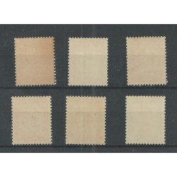 Netherlands New Guinea P1-6 Postage due MNH  CV 21 €