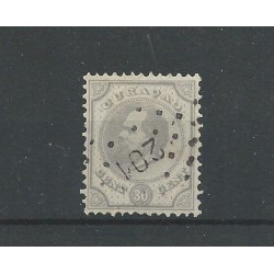 Curaçao 8D  Willem III  VFU/used CV 70 € Extremely fine !!